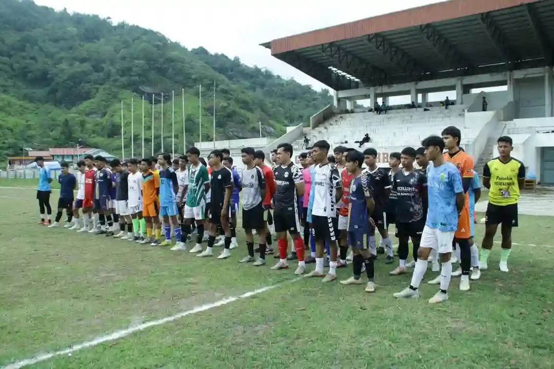 Calon pemain PSPP Padang Panjang saat ikuti seleksi terbuka